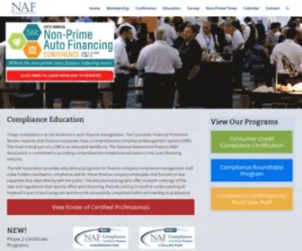 Nafassociation.com(National Automotive Finance Association) Screenshot