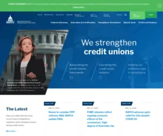 Nafcu.org(Homepage) Screenshot
