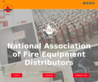 Nafed.org(National Association of Fire Equipment Distributors) Screenshot