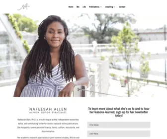 Nafeesahallen.com(Nafeesah Allen) Screenshot