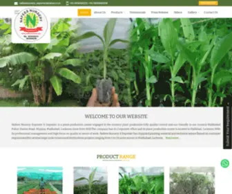 Nafeesnursery.in(Planting Material Exporter from India) Screenshot