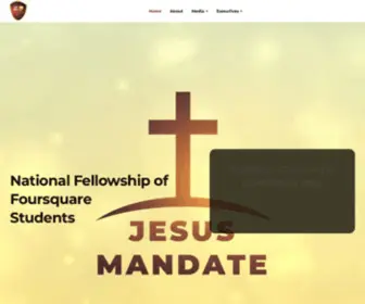 Naffs.org.ng(National Fellowship of Foursquare Students) Screenshot