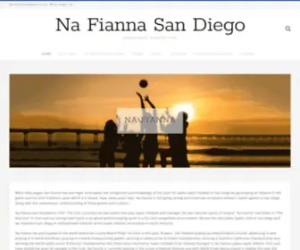 Nafianna.com(Ladies Gaelic Athletic Club) Screenshot