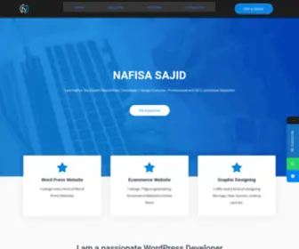 Nafisasajid.com(Nafisa Sajid) Screenshot