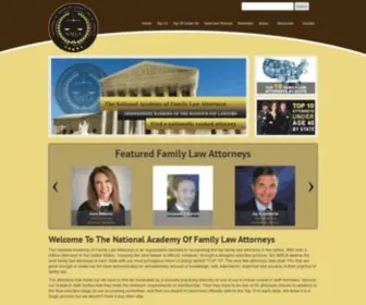 Nafla.net(National Academy of Family Law Attorneys) Screenshot
