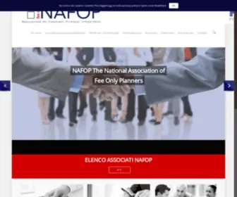 Nafop.org(Associazione Consulenti Finanziari Autonomi) Screenshot