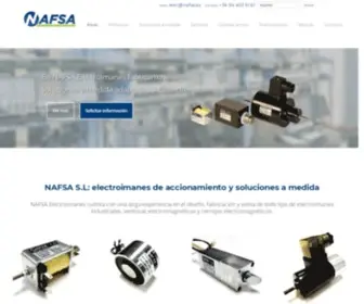 Nafsa.es(Electroimanes industriales) Screenshot