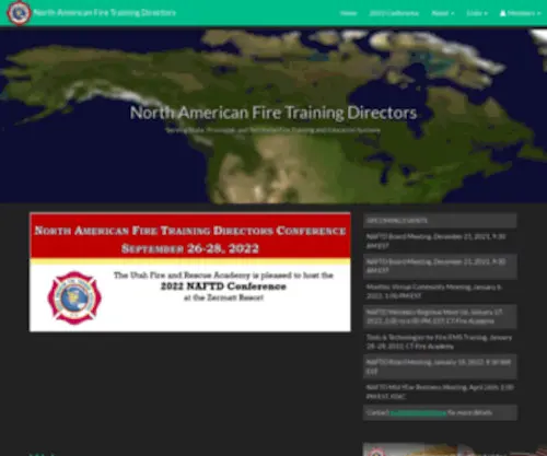 Naftd.org(North American Fire Training Directors) Screenshot