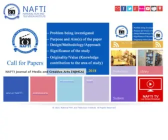 Nafti.edu.gh(National Film and Television Institute) Screenshot