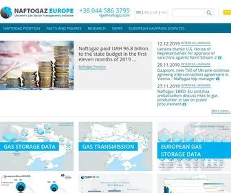 Naftogaz-Europe.com(Naftogaz Group) Screenshot