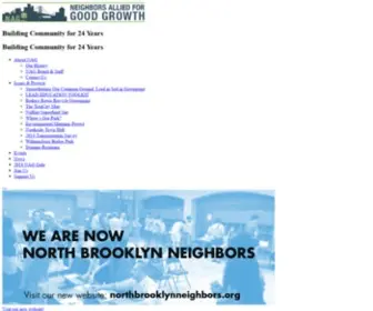 Nag-Brooklyn.org(Neighbors Allied for Good Growth) Screenshot