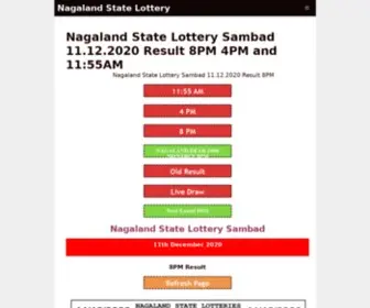 Nagalandstatelottery.in Screenshot