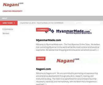 Nagani.com(Creating Prosperity) Screenshot