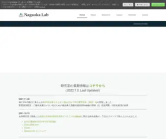 Nagaokalab-Catalystsystems-NU.net(Nagaoka Lab) Screenshot