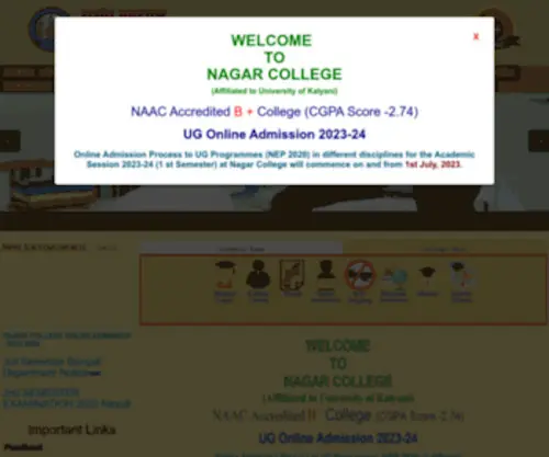 Nagarcollege.in(Nagarcollege) Screenshot