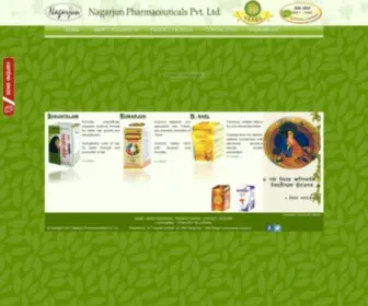 Nagarjunpharma.com(Nagarjun Pharmaceuticals Pvt) Screenshot