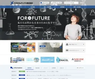 Nagasechemtex.co.jp(ナガセケムテックス株式会社) Screenshot