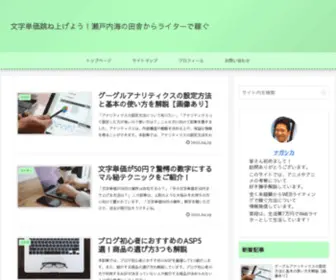 Nagashika.com(文字単価跳ね上げよう) Screenshot