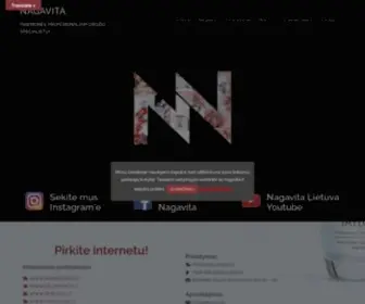 Nagavita.lt(PRIEMONĖS PROFESIONALIAM GROŽIO SPECIALISTUI) Screenshot