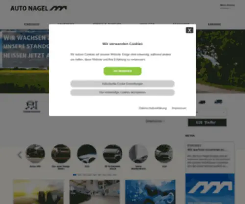 Nagelcargroup.de(Auto Nagel) Screenshot