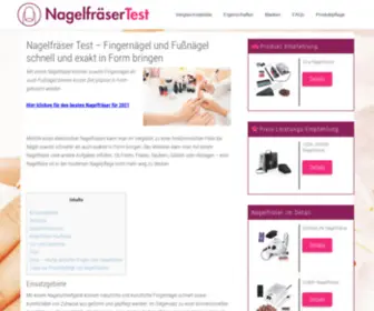 Nagelfraesertest.com(Nagelfräser) Screenshot