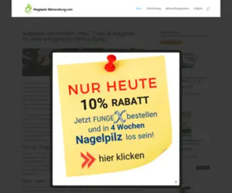 Nagelpilz-Behandlung.com(Nagelpilz behandeln) Screenshot