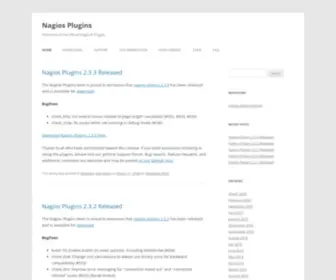 Nagios-Plugins.org(Nagios Plugins) Screenshot