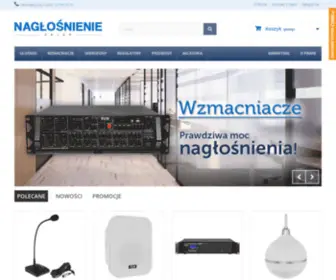 Naglosnienie-Sklep.pl(Nagłośnienie Radiowęzłowe 100v) Screenshot