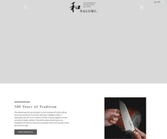 Nagomijapan.jp(NAGOMI JAPAN Kitchen Knives by Mitsuboshi Cutlery) Screenshot