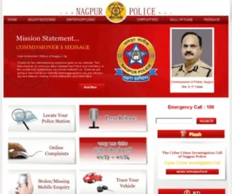 Nagpurpolice.info(Nagpur Police) Screenshot