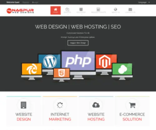 Nagpurweb.com(Nagpur Web Design) Screenshot