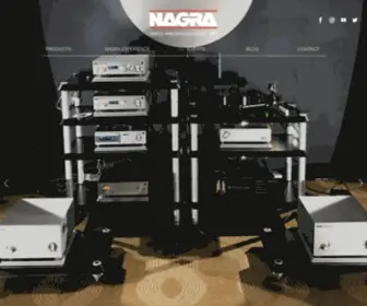 Nagraaudio.com(NAGRA products cover three principal sectors) Screenshot