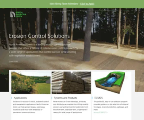 Nagreen.com(North American Green) Screenshot