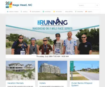 Nags-Head.com(Nags Head NC Photo Tours and Travel Information) Screenshot