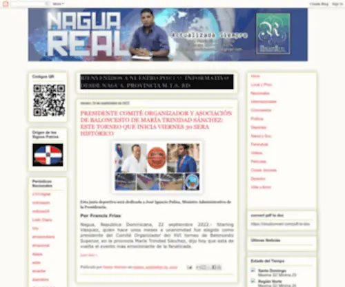 Naguareal.com(Nagua Real) Screenshot