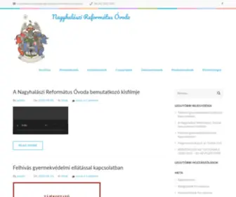 Nagyhalaszireformatusovoda.hu(Nagyhalászi) Screenshot