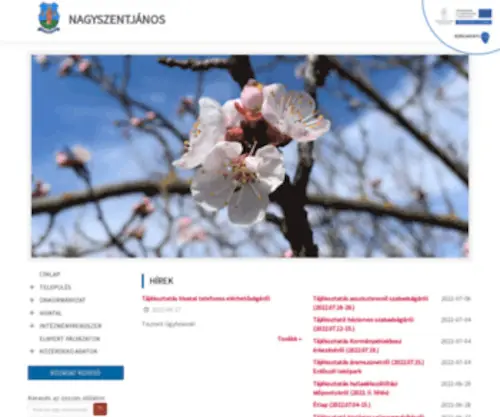 Nagyszentjanos.hu(Nagyszentjános) Screenshot