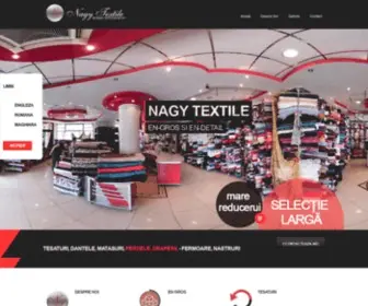 Nagytextile.ro(Nagy Textile) Screenshot