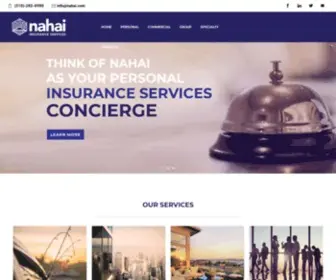 Nahai.com(Insurance Agency Los Angeles CA) Screenshot