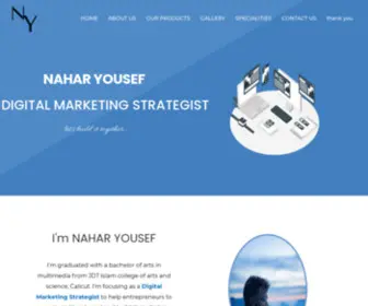 Naharyousef.com(Digital Marketing Strategist In Calicut) Screenshot