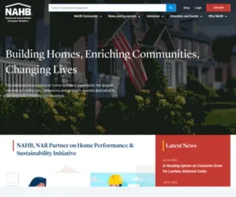 Nahb.com(National Association of Home Builders) Screenshot