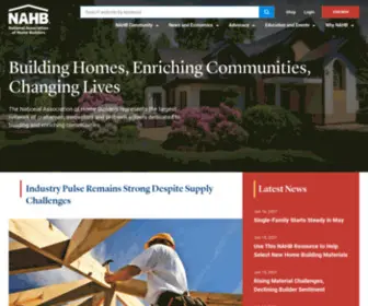 Nahbenews.com(National Association of Home Builders) Screenshot