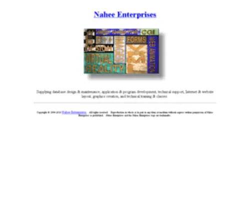 Nahee.com(NAHEE ENTERPRISES) Screenshot