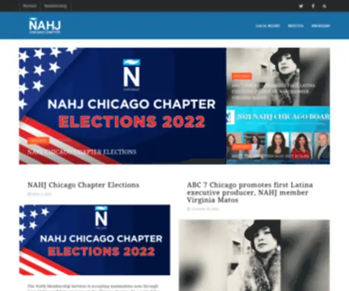 Nahj-CHI.org(The National Association of Hispanic Journalists (NAHJ)) Screenshot