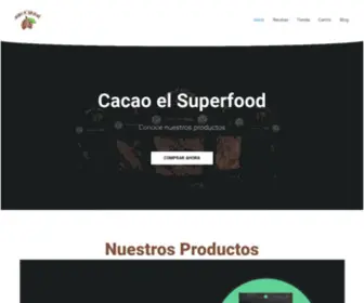 Nahkakaw.com(Superfood a base de cacao) Screenshot