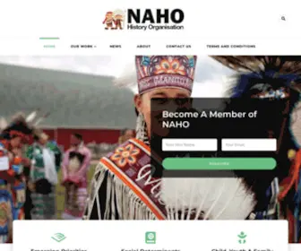 Naho.ca(National Aboriginal Health Organization (NAHO)) Screenshot