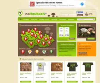 Nahoubach.cz(Kam na houby) Screenshot