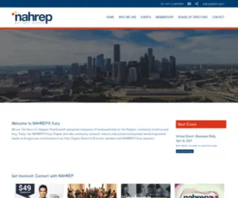 Nahrepkaty.org(NAHREP Katy) Screenshot