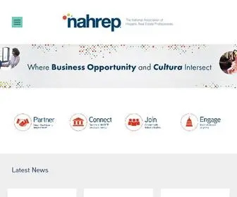Nahrep.org(The national association of hispanic real estate professionals®) Screenshot