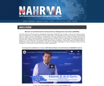 Nahrma.com(North American Human Resource Management Association) Screenshot